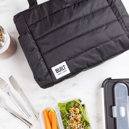 BUILT Insulated Tote Lunch Bag - Black