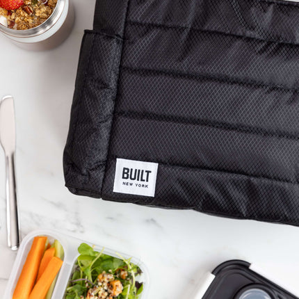 BUILT Insulated Tote Lunch Bag - Black