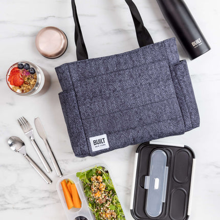 BUILT Insulated Tote Lunch Bag - Slate