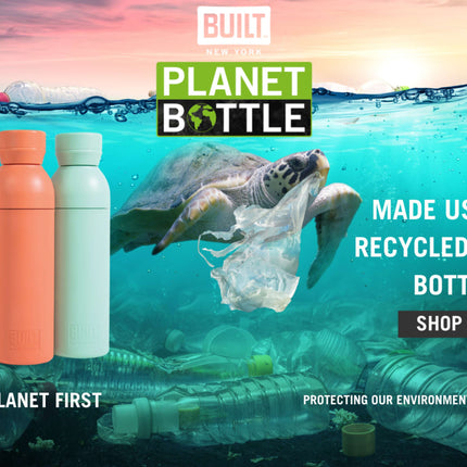 BUILT Planet Bottle - Green (500 ml)