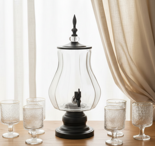 مصب عصير +6كاسات