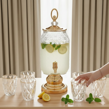 مصب عصير +6كاسات