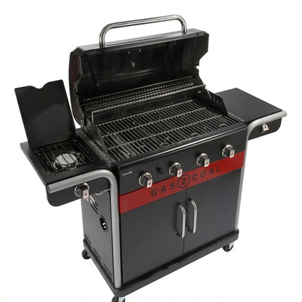 Char-Broil Gas2Coal 440 2.0 Hybrid Gas & Charcoal Grill (4 Burners) (30 mbar)