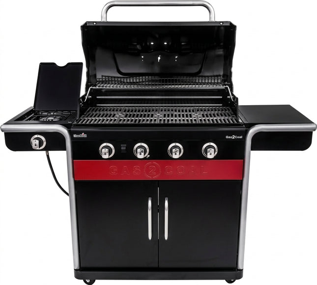 Char-Broil Gas2Coal 440 2.0 Hybrid Gas & Charcoal Grill (4 Burners) (30 mbar)