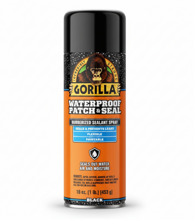 بخاخ مانع تسرب للماء من غوريلا - أسود