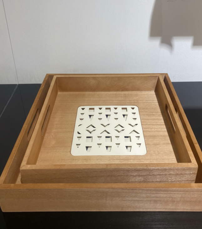 طقم صواني _ قطعتين