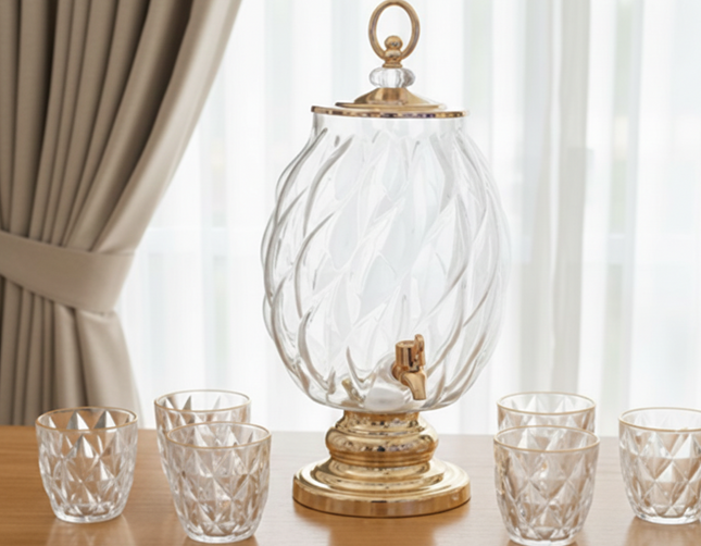 مصب عصير +6كاسات