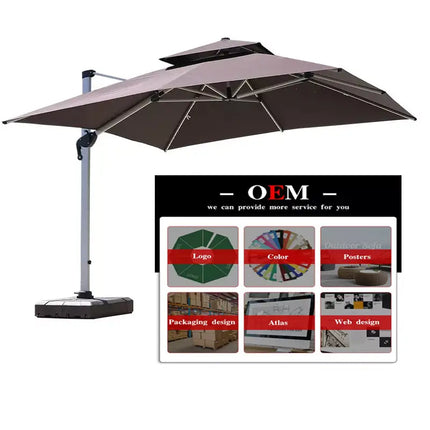 SUN UMBRELLA 3M SQYARE 