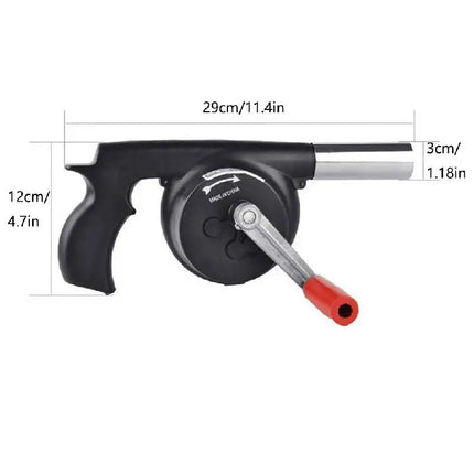 Charcoal blower for BBQ - manual