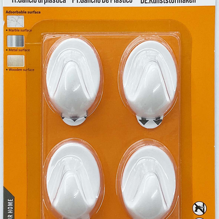 HYDERON_SM9-40_PLASTIC HOOK ADHESIVE STICKER_علاقات لاصقه