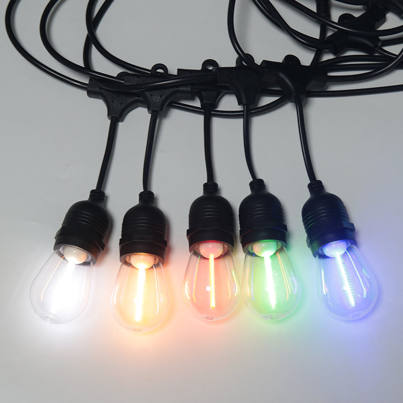 Lighting string kit with plug
