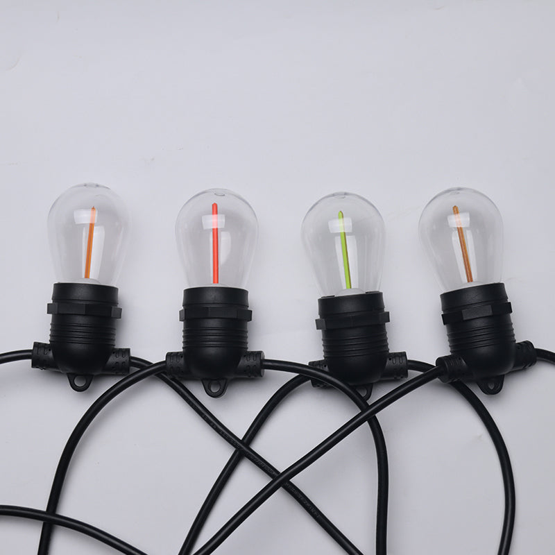 Lighting string kit with plug