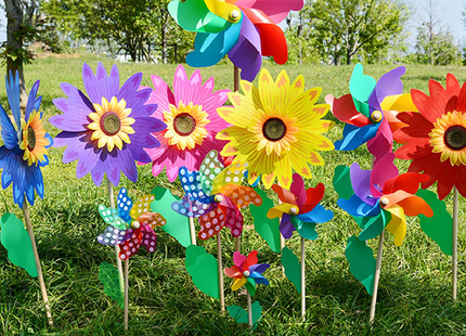 SUNFLOWER WINDMILL WIND 88*32mm 1 PCS