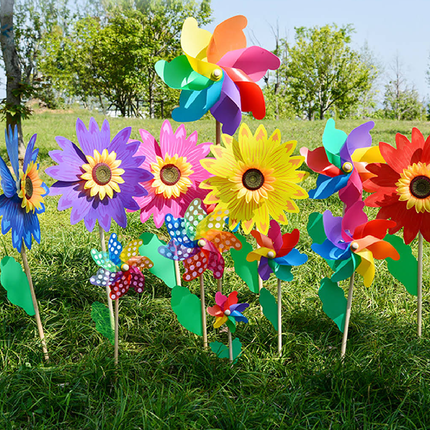 SUNFLOWER WINDMILL WIND 60*26mm