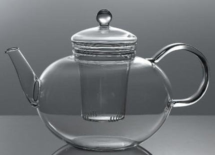 إبريق شاي جينا ميكو من ترينجلاس، تصميم كلاسيكي مع منخل زجاجي، 1.2 لتر