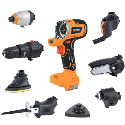 دريل شحن برشلس متعدد الرؤوس 20فولت