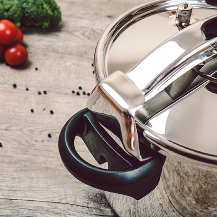 Silampos Pressure Cooker with Basket - Silver, 8L