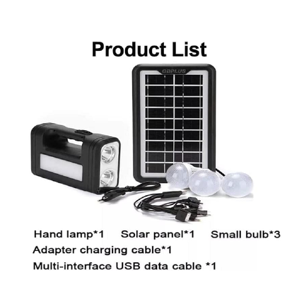 نظام إضاءة يعمل بالطاقة الشمسية مزود ببطارية