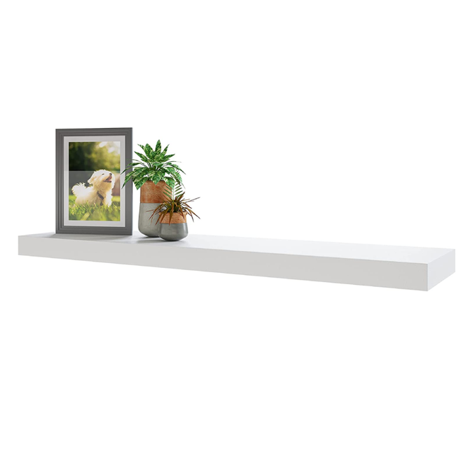 Floating Shelves, White Wall Mounted 28_28*80cm