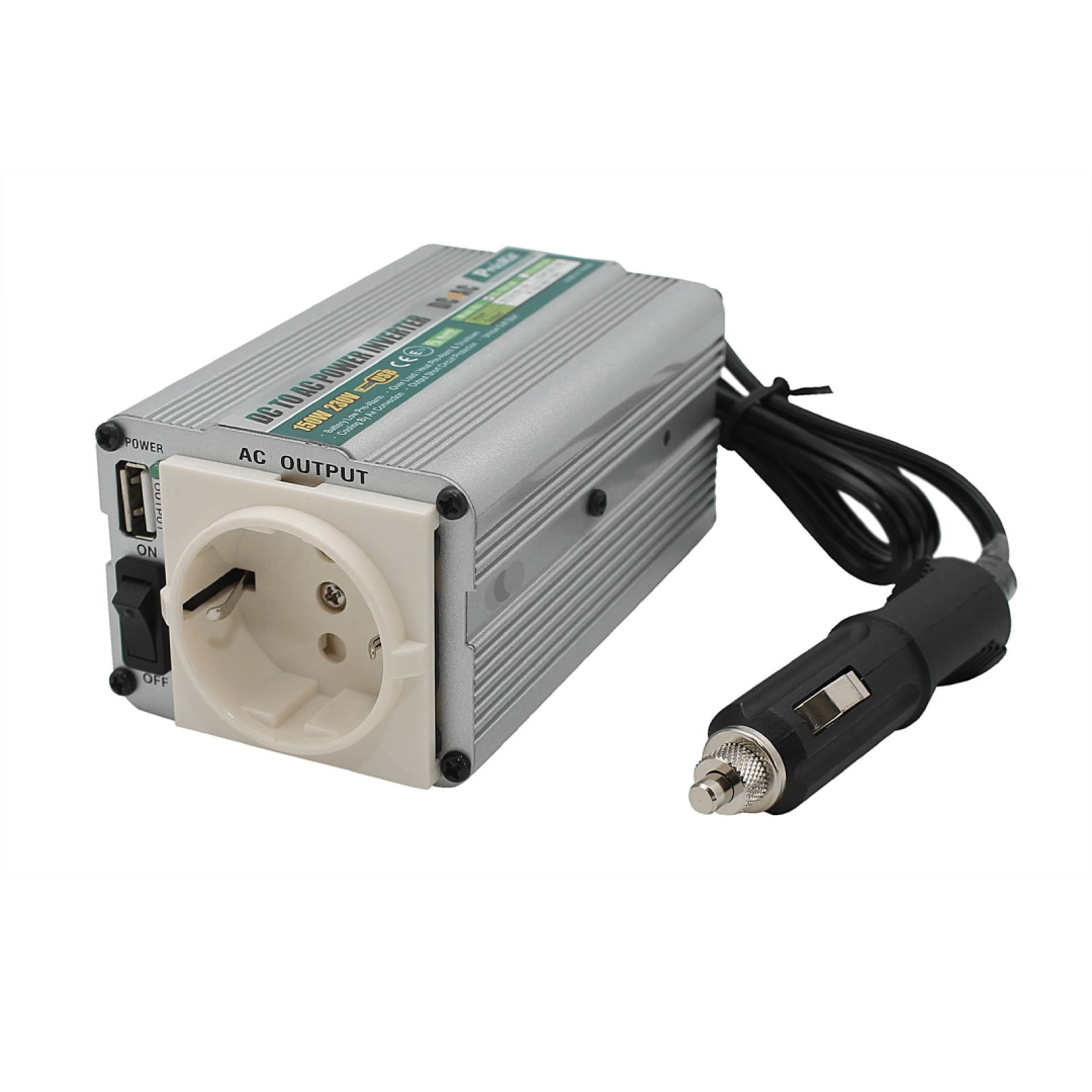 DC to AC Power Inverter 12V DC to 230V AC 50Hz 150W/USB – Mega Hardware