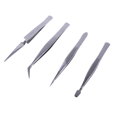 PROSKIT 4PCS SET TWEEZERS 808-389