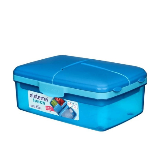 Quaddie Coloured lunch box 1.5 Liter