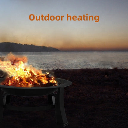 Round Wood Burning Fire Pit - 30 inches (76 cm)