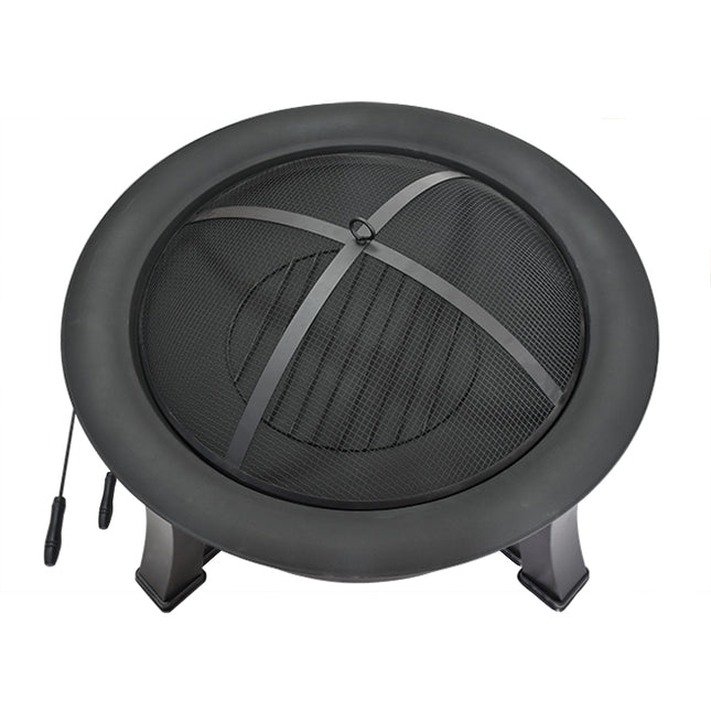 Round Wood Burning Fire Pit - 30 inches (76 cm)