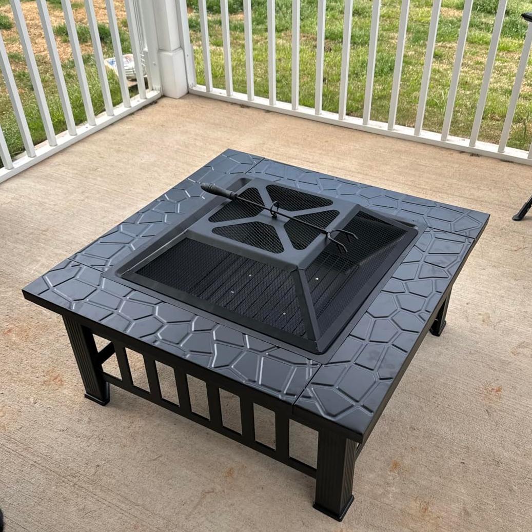 Square wood-burning stove - 32 inch Square wood-burning stove - 32 inch