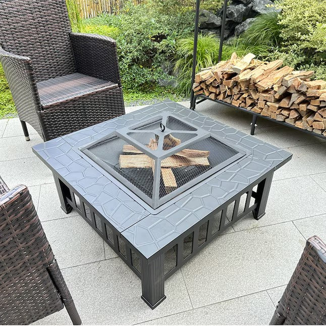 Square wood-burning stove - 32 inch Square wood-burning stove - 32 inch