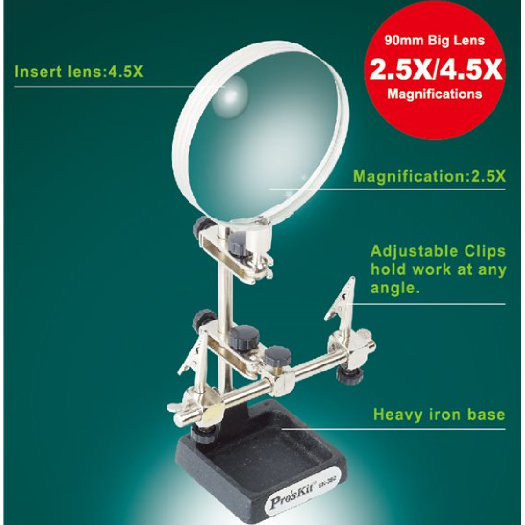 PROSKIT Magnifying glass with holder SN-392 – Mega Hardware