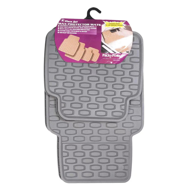 Packy Poda Max Pro Car Mat Grey 4 Pieces