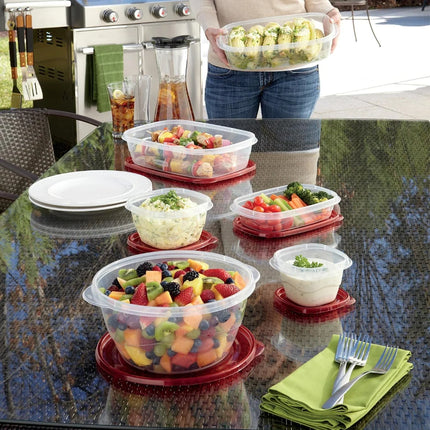 علبة تخزين الطعام صغير من رابرمايد تيكيلونج، 760 مل - عبوتان