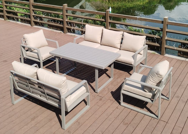 SM1-9_GARDEN FURNITURE SET_طقم حديقه بيج