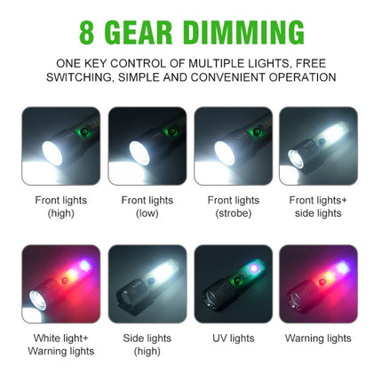Multi-function lens flashlight