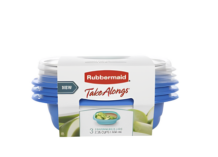 RUBBERMAID_TAKEALONGS SANDWICH FOOD STORAGE CONTAINER 669ML-3PACK