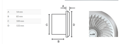 SHAMI VENTILATING FAN 4"