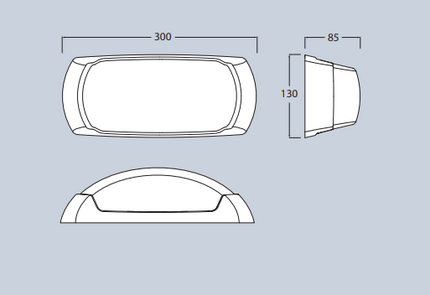 FUMAGALLI 30CM WALL LIGHT BLACK