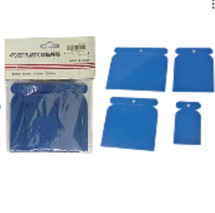 PLASTIC SPREADERS SET_طقم مشحاف بلاستيك /4