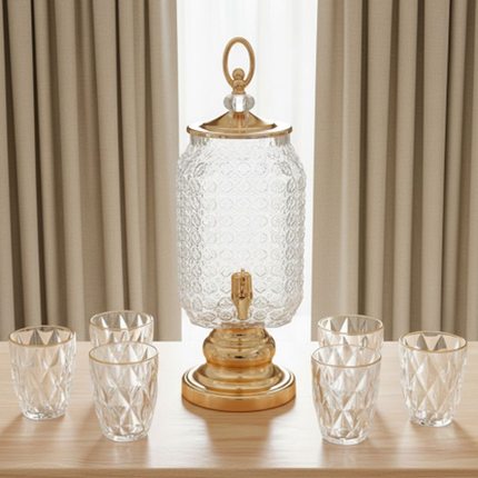 مصب عصير +6كاسات