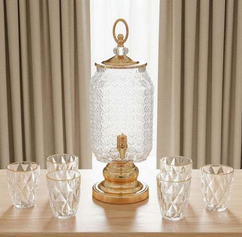 مصب عصير +6كاسات