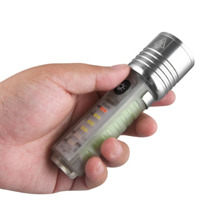 Multi-function lens flashlight