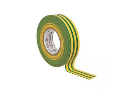 شريط لاصق تيب كهربائي تيمفليكس 9 متر *3/4" -أصفر/أخضر