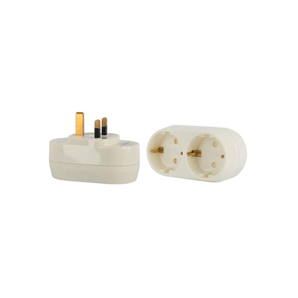 TERMINATOR TRAVEL ADAPTORS 13A 2 SOCKETS