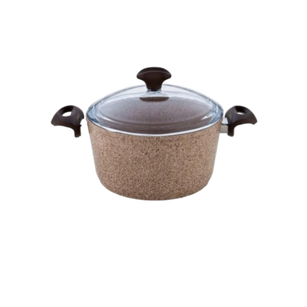 طنجرة طبخ جرانيت كريمي من فاليز 28*12 سم