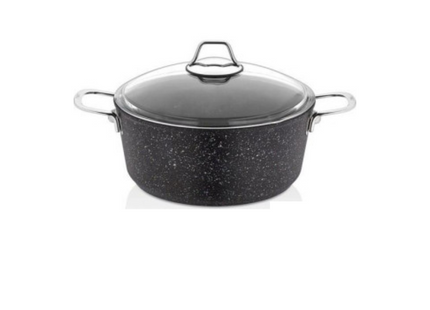 FALEZ CASSEROLE BLACK 20*10CM