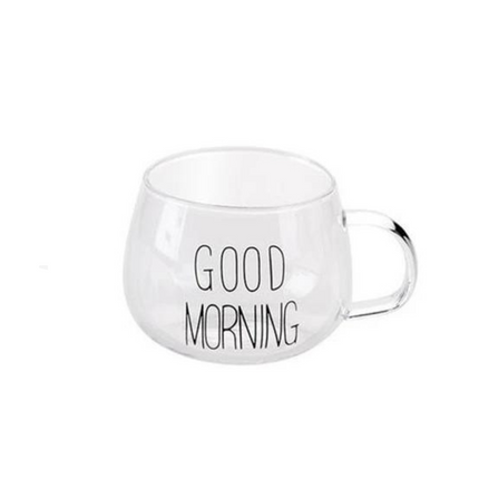 GLASS CUP FOR COFFEE