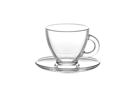 GUZEL VENNA TEA GLASS MUG SET /6PCS