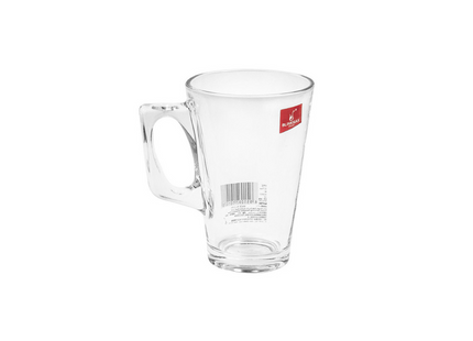 SET OF GLASS CUPS FOR HOT DRINKS - 6 PIECES