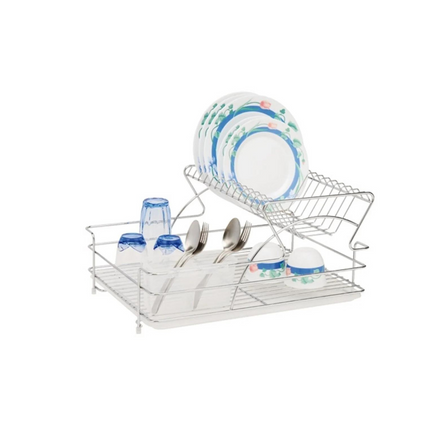 رف أطباق كروم لوكس 48*34 سم